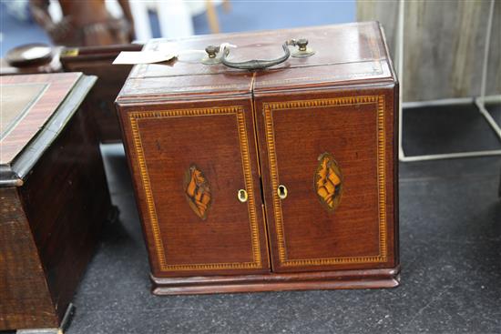 A Victorian mahogany apothecary cabinet, 11.5in.